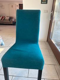 6 sedie sala da pranzo colorate