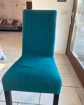 6 sedie sala da pranzo colorate