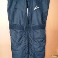 pantaloni moto in tessuto 