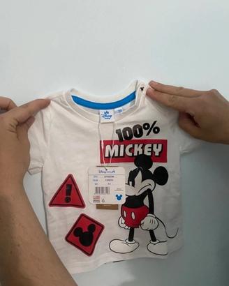Maglia a miche corte bimbo