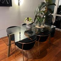 Set di 4 sedie da pranzo design