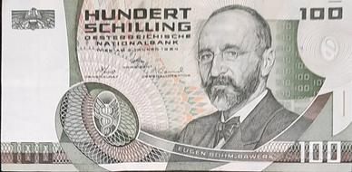 Banconota collezione 100 scellini austriaci 1984