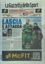 Giornale Gazzetta edizione collezione 130 anni