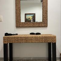 Specchio e consolle ingresso