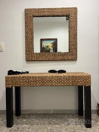 Specchio e consolle ingresso