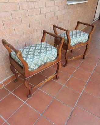SGABELLI  ANTICHI - PANCHE  AI  PIEDI  DEL  LETTO