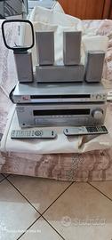  amplificatore +dvd+kit 5 satelliti+subwoofer