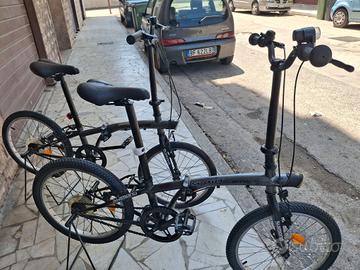 coppia bici n.20 btwin pieghevole 