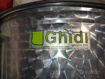 serbatoio inox 1000 LT vino