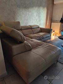divano in pelle Dondi salotti 