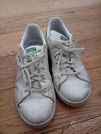 Adidas Stan Smith Classic - Bianco/Verde - Usate