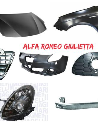 Alfa Romeo Giulietta musata fanale cofano paraurti