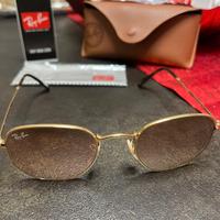 RAY-BAN Occhiali da sole Hexagonal Flat Lenses Oro