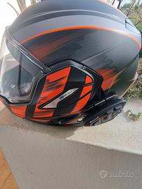 2 caschi modulari airoh rev helmet con interfono
