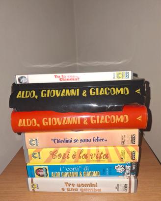 Lotto Aldo Giovanni e Giacomo – 6VHS +1DVD