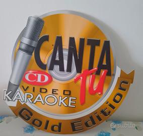 Insegna Cartello Sagomato CANTA TU Video Karaoke 