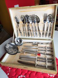 Set di posate in acciaio inox vintage 