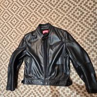 giubbotto pelle biker diesel 