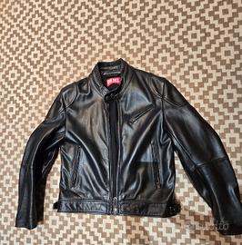 giubbotto pelle biker diesel 
