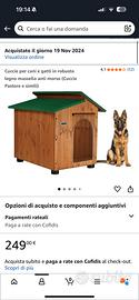 CUCCIA ESTERNA cane