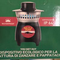 Dispositivo per la cattura di zanzare e pappataci