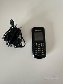 Cellulare Samsung GT-E1080W Nero + Caricabatterie