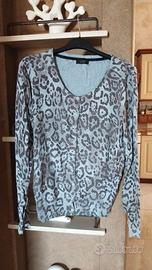MAGLIA DONNA DI COTONE, VISCOSA E NYLO BRAND GUESS