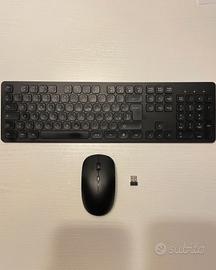 Tastiera + mouse wireless TedGem con dongle USB