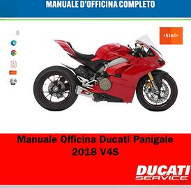 manuale officina Ducati Panigale 2018 V4S Italiano