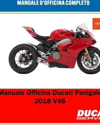 manuale officina Ducati Panigale 2018 V4S Italiano