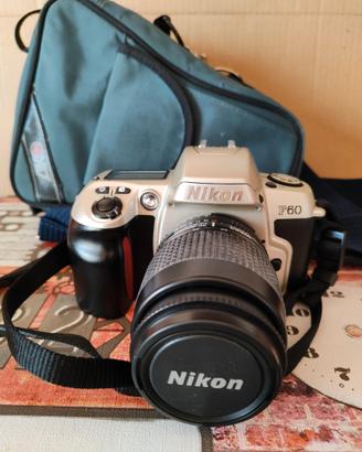 Reflex Nikon F60 35 mm + accessori