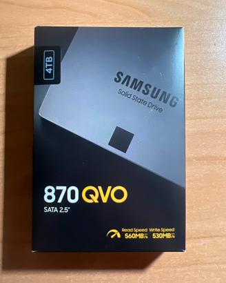 Samsung 870 QVO 4TB SSD 2.5” SATA III - SIGILLATO