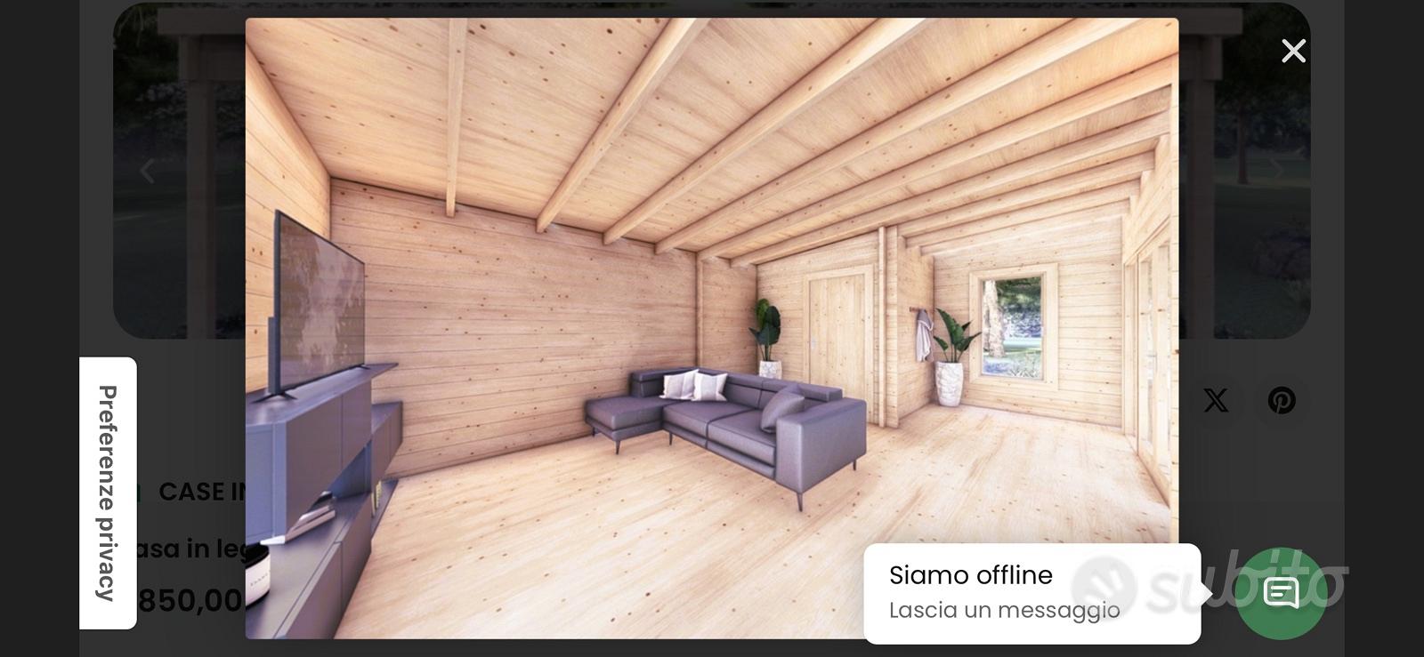 Terreno edificabile 1/1 a Caneva e casa in legno - View 5