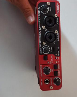 scheda audio edirol fa66