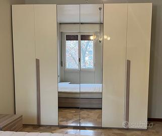 Armadio 6 ante con specchi - Moderno