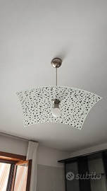 Lampadario sospensione moderno in vetro decorato