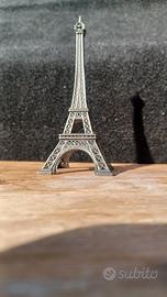 Tour Eiffel Parigi 14cm Metallo Souvenir Chic