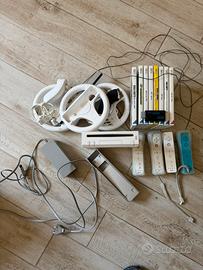 Wii + controller + hdmi converter + giochi