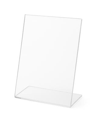 Espositore da banco in plexiglass trasparente