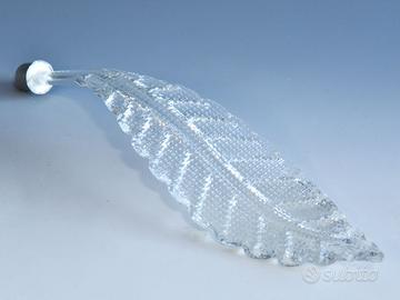 Foglia per lampadario in vetro di Murano