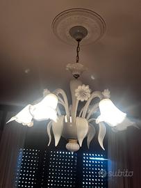 Lampadario in vetro di Murano