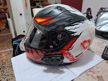 Casco moto HJC Rpha 11 Antivenom+ midland interfon