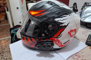 Casco moto HJC Rpha 11 Antivenom+ midland interfon