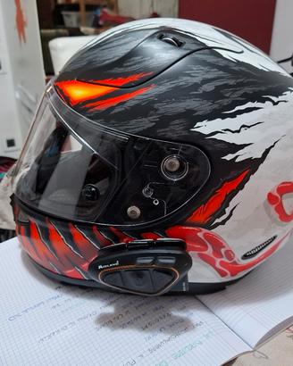 Casco moto HJC Rpha 11 Antivenom+ midland interfon
