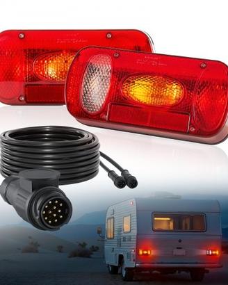 kit luci per rimorchio appendice carrello auto