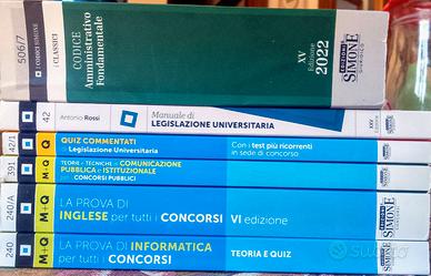 Edizione Simone concorsi, come nuovi