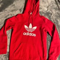 FELPA ROSSA ADIDAS 