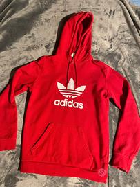 FELPA ROSSA ADIDAS 