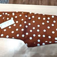 Pantaloni marroni a pois – Taglia 44, nuovi