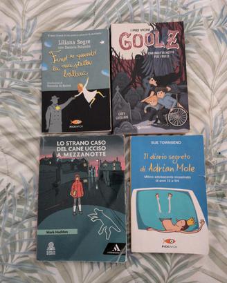 4 libri di narrativa per ragazzi